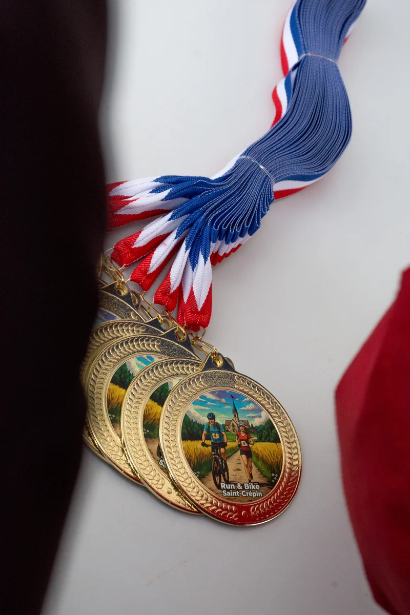 Médaille Run&Bike Saint-Crépin 2026