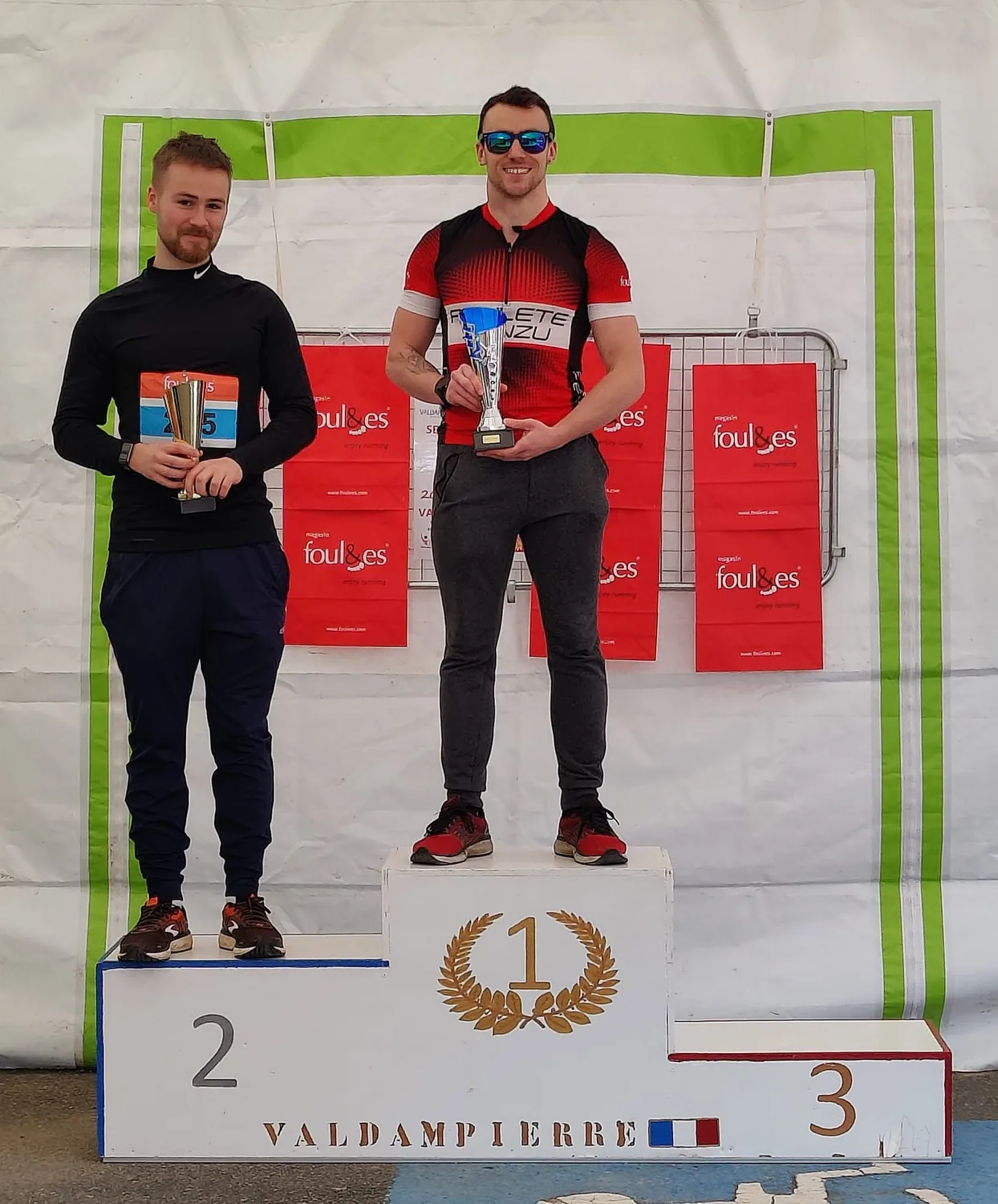 Sur le podium