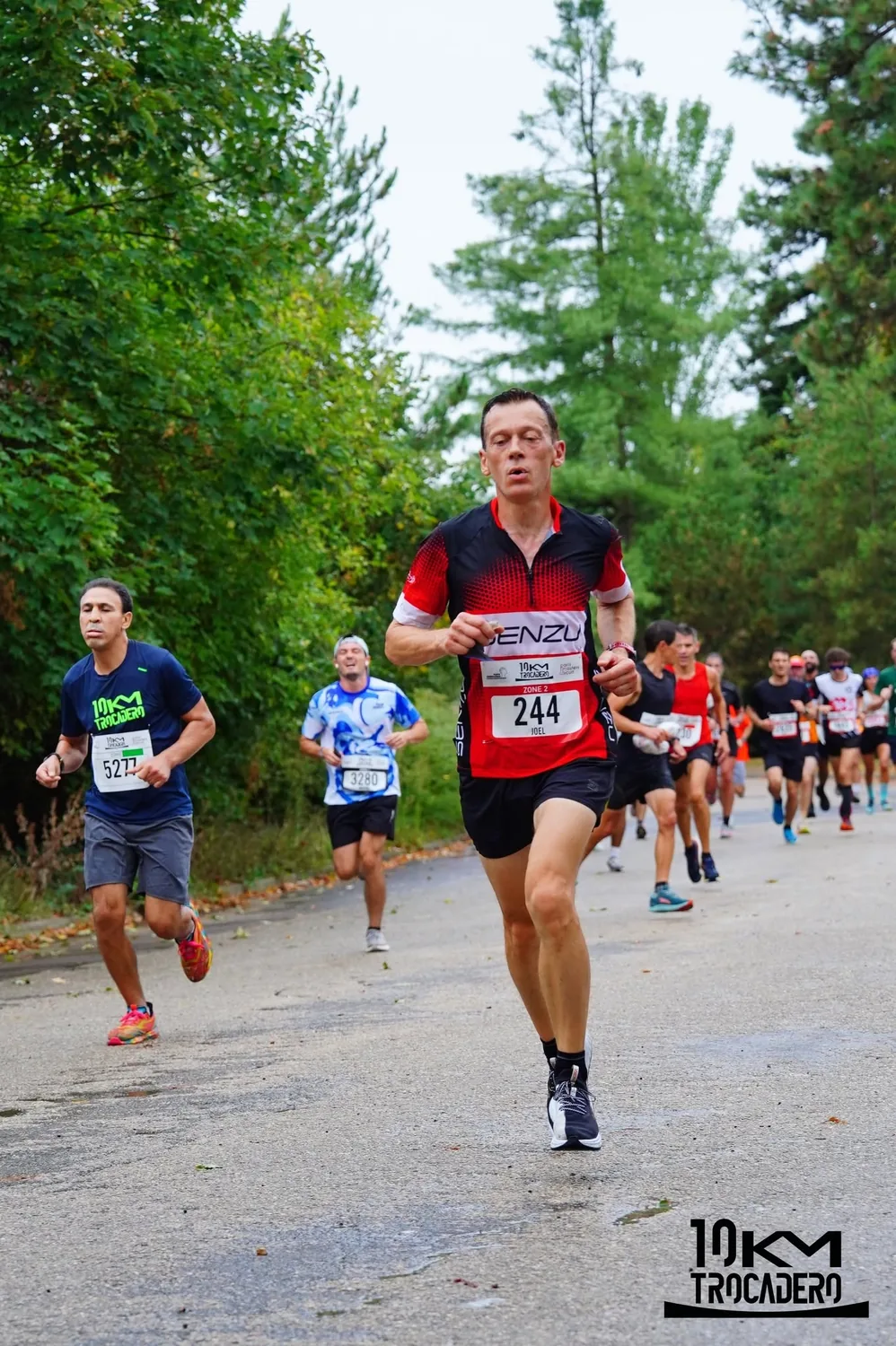 10 km du Trocadéro